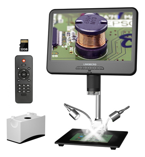 Microscopio Digital Lm210 10.1 Para Monedas Y Electrónica