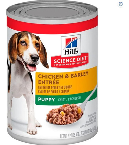 Hills Perros Cachorros Lata Comida Húmeda Pollo 13oz