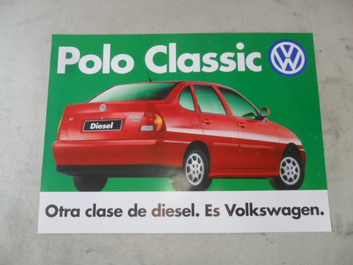 Folleto Vw Polo Classic Catalogo No Manual Auto Clasico