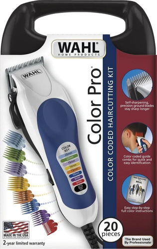 Maquina Cabello Wahl Colorpro (20 Piezas) Nueva En Caja