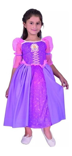 Disfraz De Rapunzel Talle 1 New Toys Cad9026 Original Disney