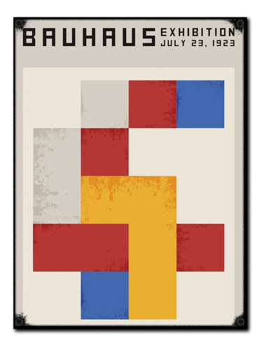 #1343 - Cuadro Vintage 30 X 40 Bauhaus Poster Arte No Chapa