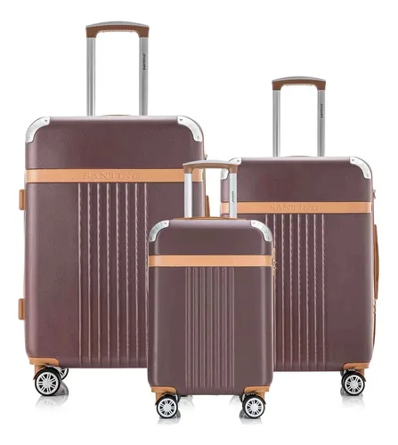 Conjunto Mala Viagem Santino Athena Pequena, Média E Grande