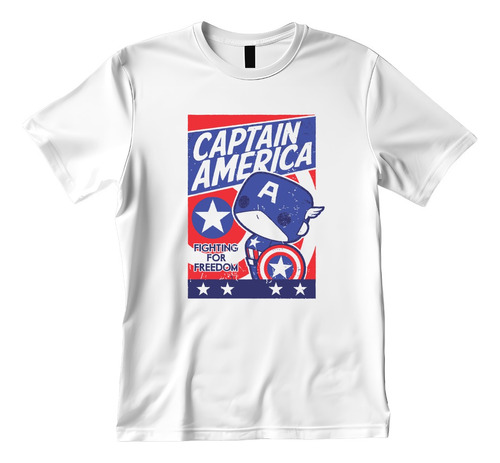 Playera Capitan America Para Hombre 