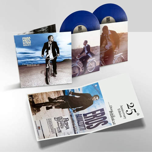 Eros Ramazzotti Dove C'è Musica Lp 2vinilos De Color Azul
