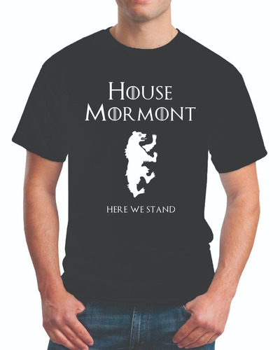 Playera Camiseta Caballero House Mormont Game Of Thrones Got