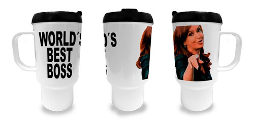 Jarro Termico World Best Boss Cristina Taza Vaso