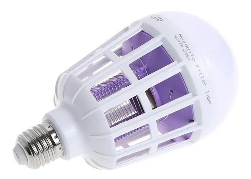 Ampolleta Led 15w E27 Para Matanza De Moscas Y Zancudos