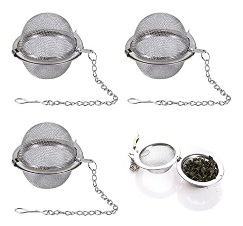 Infusor De Té De 3 Piezas, Colador De Té Mejorado, Infusores