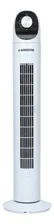 Ventilador De Torre Abanico Oscilante Silencioso 3 Velocidad Estructura Blanco Diámetro 22 cm