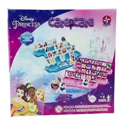 Jogo Tabuleiro Cara A Cara Princesas Disney Original Estrela