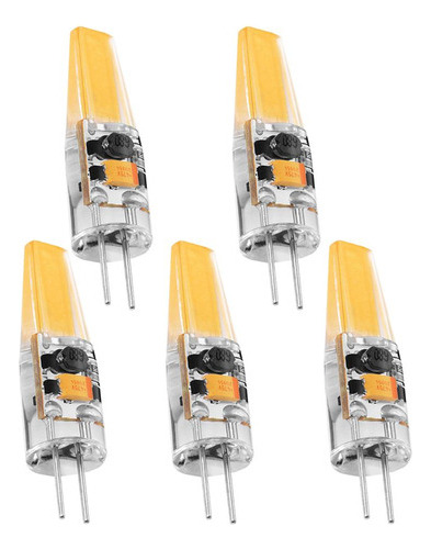 5 Unidades De Led Cob G4 De 3 W Regulables, 12 V [u]