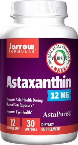 Astaxatina 12 Mg X 30 Softgels - Jarrow