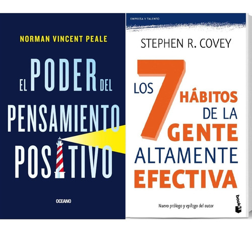 2 Libros - Los 7 Habitos Altamente Efectivos + Positivo