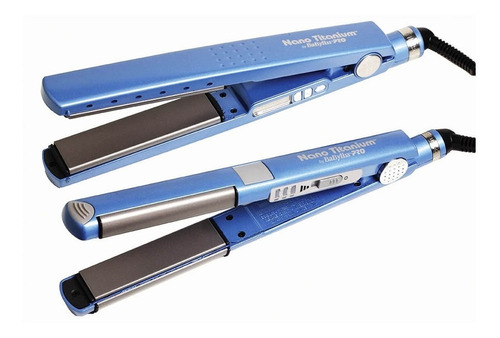 Combo Pp2 Planchas Nano Titanio 2091 Y 2071 Azul