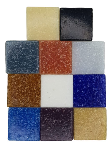 Kit 1000 Pastilhas 2x2 Mosaico Artesanato