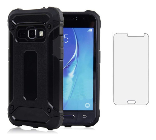 Asuwish Compatible Con Samsung Galaxy J3 3 Prime Funda Y De