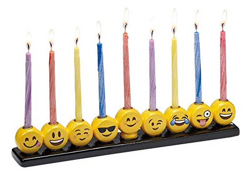 Rite Lite 10.75 Caras De Emoji Amarillas De Cerámica Pintad