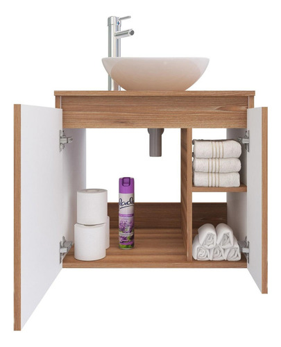 Mueble Lavamanos Elevado Guali Para Colgar Miel