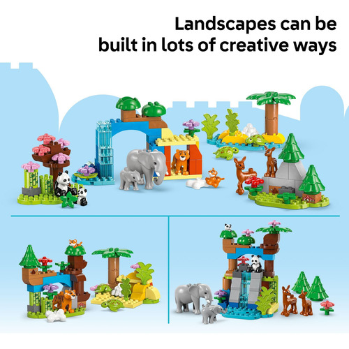 Set De Juego De Construcción Lego Duplo Town 3 En 1 Wild Ani