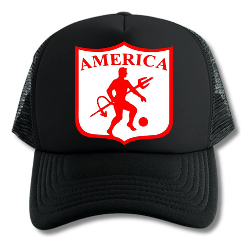 America Cali Gorra Trucker Camionera Serie Black