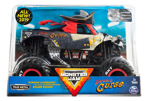 True Metal Monster Jam True Metal 1:24 Maldicion Pi [u]