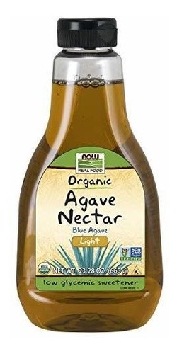 Now Foods, Certified Organic Light Miel De Agave, Agave Azul