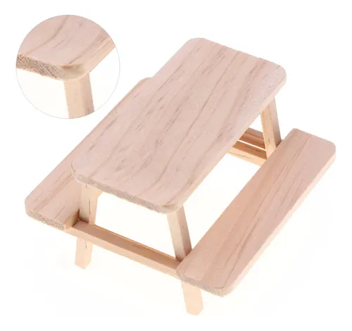 Para Modelo De Banco De Escritorio 1:12, Taburete De Mesa