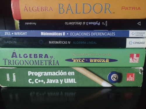 6 Libros De Matemáticas Y Programación 