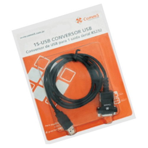Cabo Conversor Usb X Serial - Comm5 - Compatível Windows 10