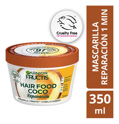 Garnier Crema Mascarilla Reparación Hair Food Coco