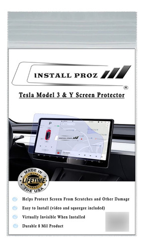 2 Protector Pantalla Navegacion Tesla Model 3 Pelicula Ya Oy