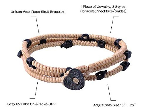 Kelitch Pulsera De Cuerda Trenzada Para Mujer Pulsera Larga