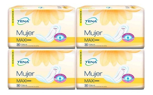 Tena Mujer Maxi 120 U. Incontinencia Mujer. Goteo Permanente