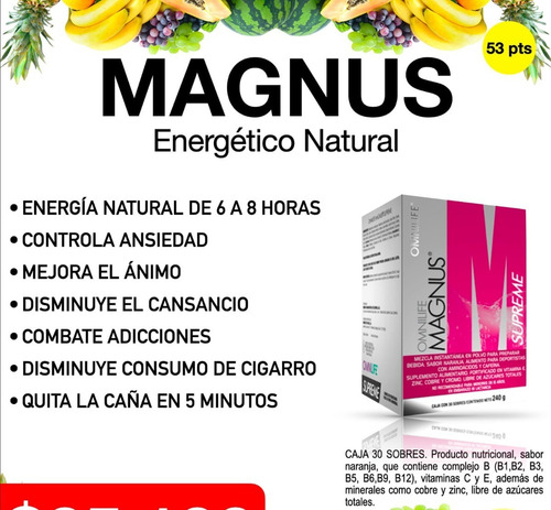 Imagen 3 de 4 de Pack 02 Magnus Supreme De Omnilife
