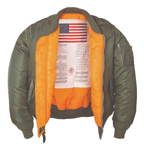 Campera Aviadora Alpha Industries Ma-1 Blood Chit