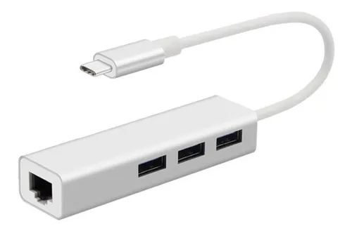comprar Hub 2 En 1 Adaptador Usb Tipo C 3.0 A Usb 3.0 Rj45 Giga Lan