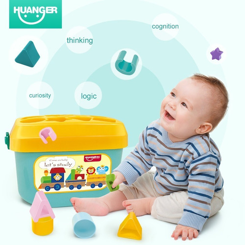 Imagen 2 de 4 de Juguete Didactico Para Bebe Mis Primeros Bloques 16 Piezas