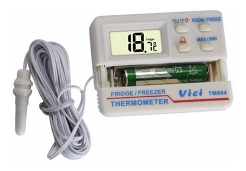 Frigorífico-congelador Termómetro Digital MAX MIN Medidor de Temperatura con Sonda 12/412/3