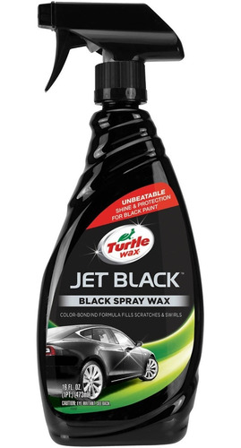 Cera Carro Negro Turtle Jet Balck / 473ml / Rellena Rayones