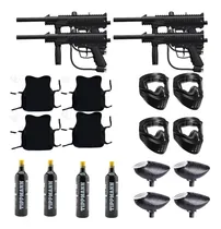 Comprar Jt Paquete 4 Marcadora Co2 Gotcha T-storm Paintball Xtm P