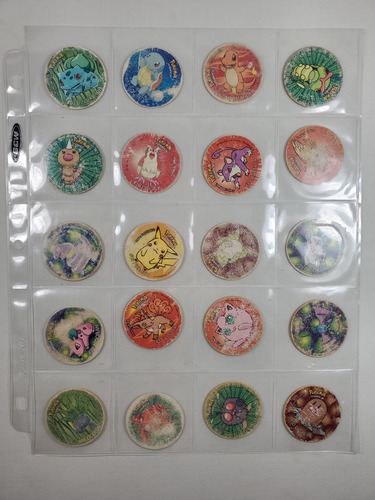 Colección De Tazos Pokemon 1 Y 2 151/151 Piezas (Usado)