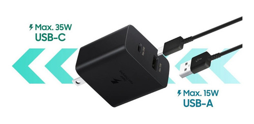 Cargador Samsung 35watts Duo Para Galaxy Tab S6 S5e S4