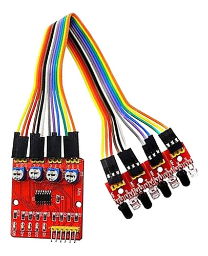 Sensor De Seguimiento De Infrarrojos De 4 Vías Evitación