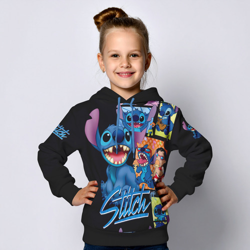 Sudadera Lilo & Stitch Disney Pelicula Unisex Infantil