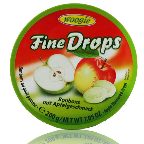 Balas Importadas 200g - Fine Drops Sabor Maçã Verde