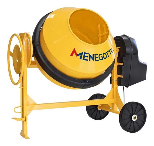 Mezcladora de concreto Menegotti Prime 400 litros con motor monofásico de 220 V