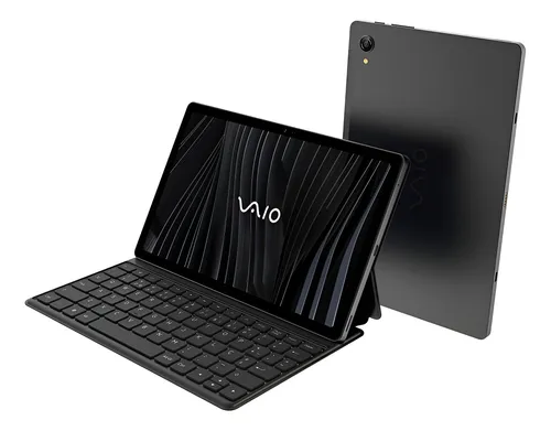 Tablet VAIO TL10 8GB 128GB Octa-Core, Tela 10.4” 2K, 4G WiFi, Câmera 8MP + Selfie 5MP, 7000mAh, Android 13, com Teclado de Conexão Inteligente – Preto