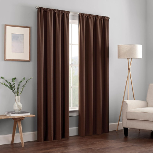 Cortina Térmica Blackout Moderna Para Ventana, 106 X 160 Cm,