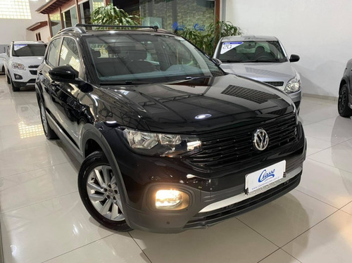 Imagem 2 de 10 de T-cross Tsi 2019/2020 Preta Automática Completa